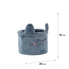 Кошик для зберігання 3100 Cute Cat 20х16 см, плюшевий, K24-3100S-2 Kite