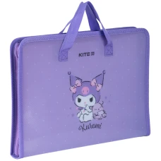 Папка-портфель на блискавці, 1 відділ., A4, Kuromi HK24-202 Kite