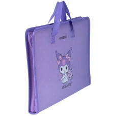 Папка-портфель на блискавці, 1 відділ., A4, Kuromi HK24-202 Kite