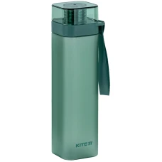 Пляшечка для води квадратна, 700 мл, зелена, K24-1210-2 Kite