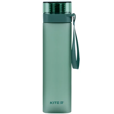 Пляшечка для води квадратна, 700 мл, зелена, K24-1210-2 Kite