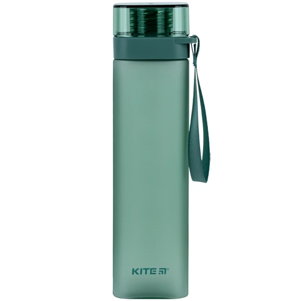 Пляшечка для води квадратна, 700 мл, зелена, K24-1210-2 Kite