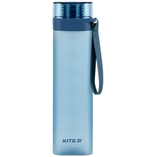 Пляшечка для води квадратна, 700 мл, синя, K24-1210-1 Kite