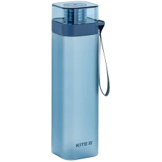 Пляшечка для води квадратна, 700 мл, синя, K24-1210-1 Kite