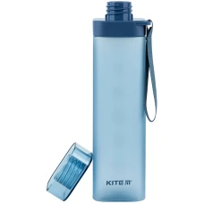 Пляшечка для води квадратна, 700 мл, синя, K24-1210-1 Kite