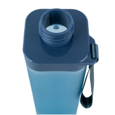 Пляшечка для води квадратна, 700 мл, синя, K24-1210-1 Kite