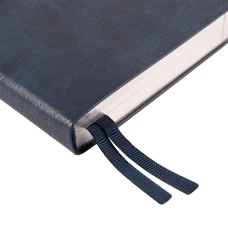 Діловий записник 12х20cм дата Leo Planner "Glory", м'який, 352стор., темно-синій, 252511