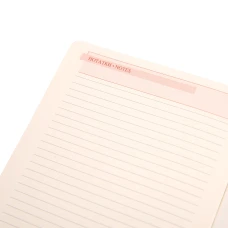 Діловий записник 12х20cм дата Leo Planner "Glory", м'який, 352стор., темно-синій, 252511