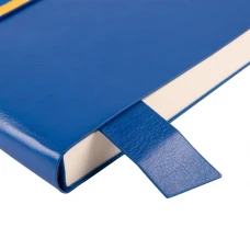 Діловий записник 12х20cм дата Leo Planner "Identico", м'який, 352стор., синій, 252512