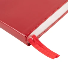 Діловий записник А5 дата Leo Planner "Aldento", інтегральний, 368 стор., червоний, 252537
