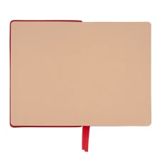 Діловий записник А5 дата Leo Planner "Aldento", інтегральний, 368 стор., червоний, 252537