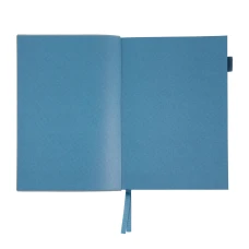 Діловий записник А5 дата Leo Planner "Binario", м'який, 368 стор., сизо-блакитний, 252542
