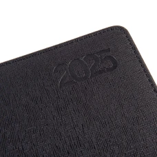 Діловий записник А5 дата Leo Planner "Escalada", твердий, 368 стор., чорний, 252523