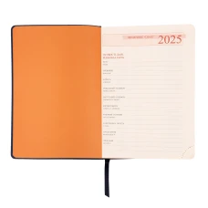 Діловий записник А5 дата Leo Planner "Infinity", м'який, 368 стор., темно-синій, 252535