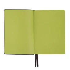 Діловий записник А5 дата Leo Planner "Infinity", м'який, 368 стор., темно-сірий, 252534