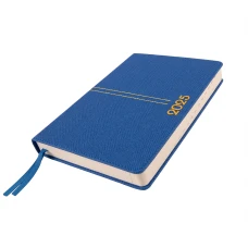Діловий записник А5 дата Leo Planner "Liberty" твердий, 368 стор., синій, 252444