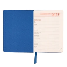 Діловий записник А5 дата Leo Planner "Liberty" твердий, 368 стор., синій, 252444