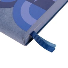 Діловий записник А6 дата Leo Planner "Apiro", м'який, 352 стор., синій, 252599