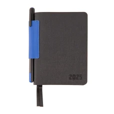 Діловий записник А6 дата Leo Planner "Infinity", м'який, 352 стор., чорний, 252553