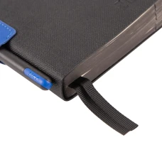 Діловий записник А6 дата Leo Planner "Infinity", м'який, 352 стор., чорний, 252553