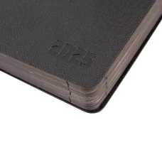 Діловий записник А6 дата Leo Planner "Infinity", м'який, 352 стор., чорний, 252553