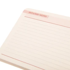 Діловий записник-щотижневик 10х15см дата Leo Planner "Monte", м'який, 128 стор., червоний, 252561
