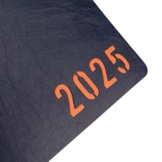 Діловий записник А5 дата Leo Planner "Agenda", м'який, 368 стор., темно-синій, 252550