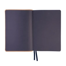Діловий записник А5 дата Leo Planner "Agenda", м'який, 368 стор., темно-синій, 252550