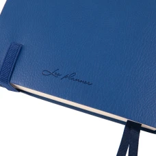 Діловий записник А5 дата Leo Planner "Dignity" м'який, 368 стор., синій, 252533