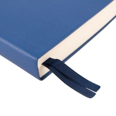 Діловий записник А5 дата Leo Planner "Dignity" м'який, 368 стор., синій, 252533