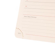 Діловий записник А5 дата Leo Planner "Dignity" м'який, 368 стор., синій, 252533