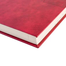 Діловий записник А5 дата Leo Planner "Persona", твердий, 368 стор., бордовий, 252528