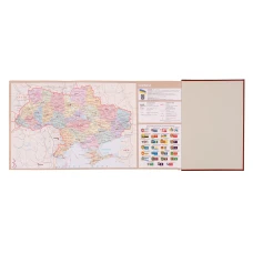 Діловий записник А5 дата Leo Planner "Persona", твердий, 368 стор., бордовий, 252528