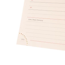 Діловий записник А5 дата Leo Planner "Persona", твердий, 368 стор., темно-синій, 252527