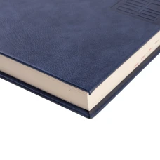 Діловий записник А5 дата Leo Planner "Persona", твердий, 368 стор., темно-синій, 252527