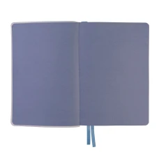 Діловий записник А5 дата Leo Planner "Agenda", м'який, 368 стор., сіро-блакитний, 252549