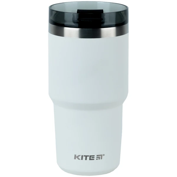 Термокружка 600 мл, біла, K24-1206-1 Kite