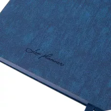 Діловий записник А5 дата Leo Planner "Boss", м'який, 368 стор., синій, 252513