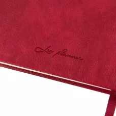 Діловий записник А5 дата Leo Planner "Persona", твердий, 368 стор., бордовий, 252528