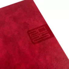 Діловий записник А5 дата Leo Planner "Persona", твердий, 368 стор., бордовий, 252528