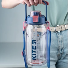 Пляшечка для води 1500 мл, рожева, K24-1202-2 Kite