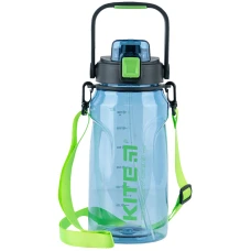 Пляшечка для води 1500 мл, синя, K24-1202-1 Kite