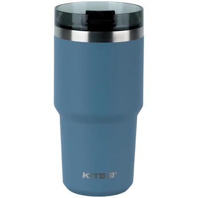 Термокружка 600 мл, сіра K24-1206-3 Kite