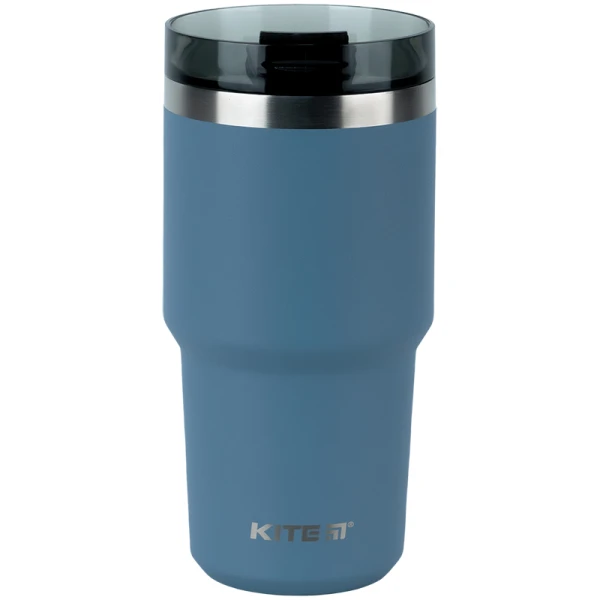 Термокружка 600 мл, сіра K24-1206-3 Kite