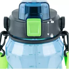 Пляшечка для води 1500 мл, синя, K24-1202-1 Kite