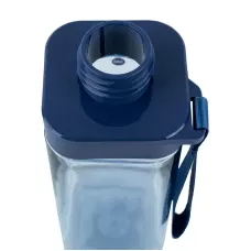 Пляшечка для води квадратна, 550 мл, блакитна, K24-1209-1 Kite