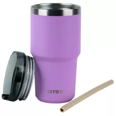 Термокружка 600 мл, фіолетова K24-1206-2 Kite