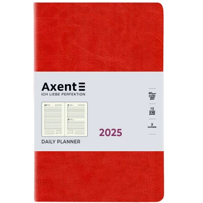 Щоденник 2025 Partner City Soft, 145*210, червоний 8821-25-03-A