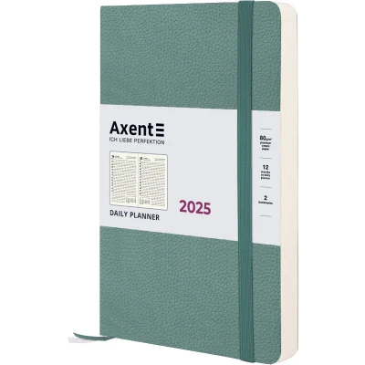 Щоденник 2025 Partner Soft Skin, 145*210, сіро-лазурний 8810-25-48-A
