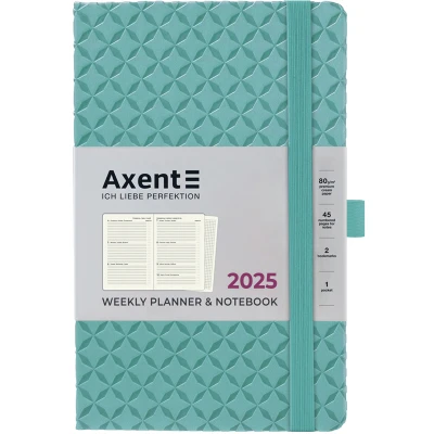 Щотижневик 2025 Partner Gently, 125*195, синя вода 8522-25-04-A